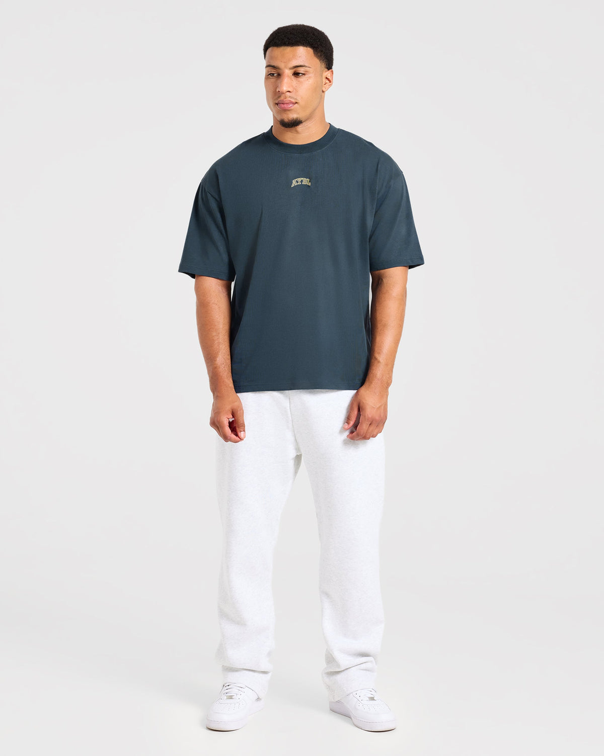 Relentless Eagle Oversized T Shirt - Petrol Bleu