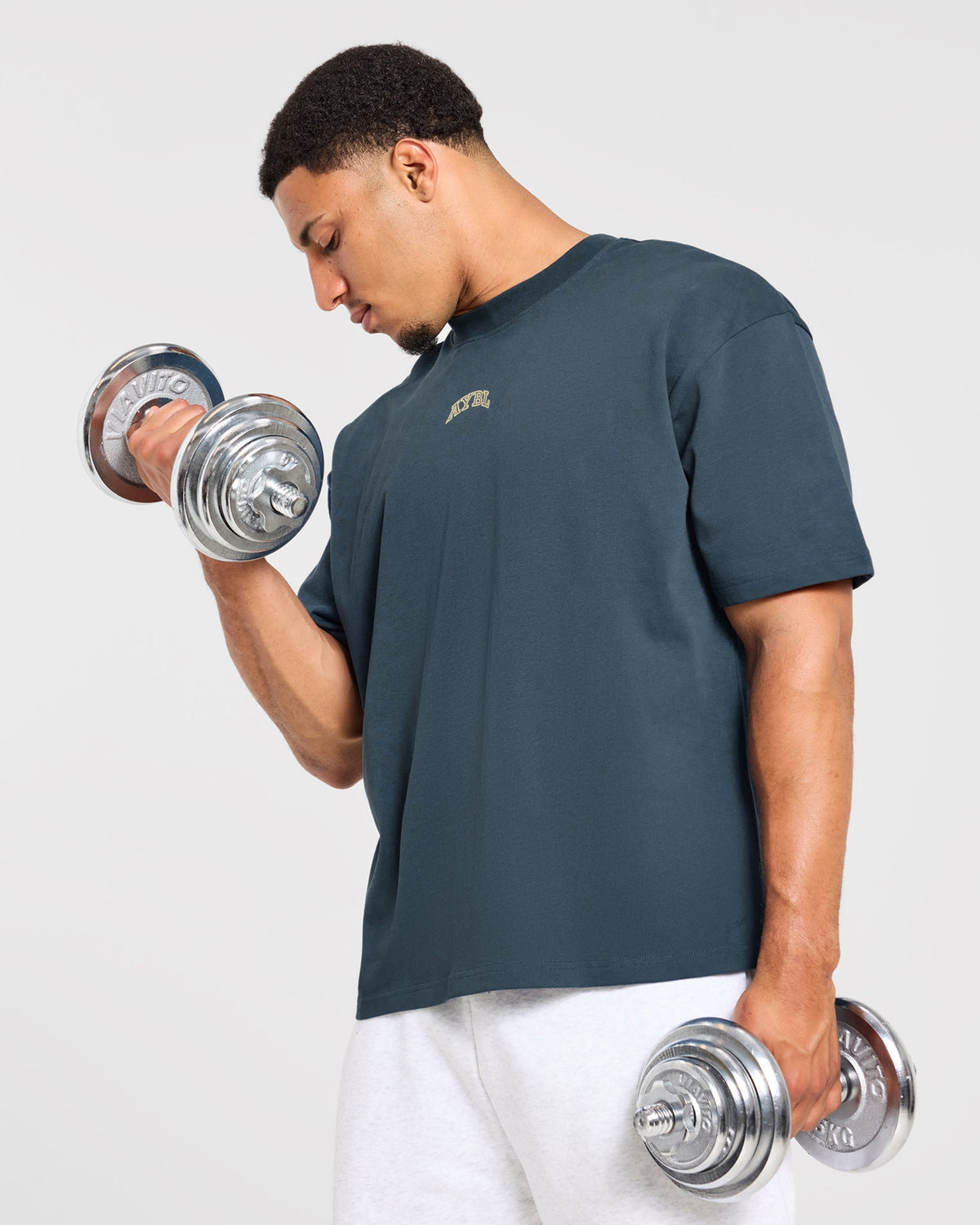 Relentless Eagle Oversized T Shirt - Petrol Bleu
