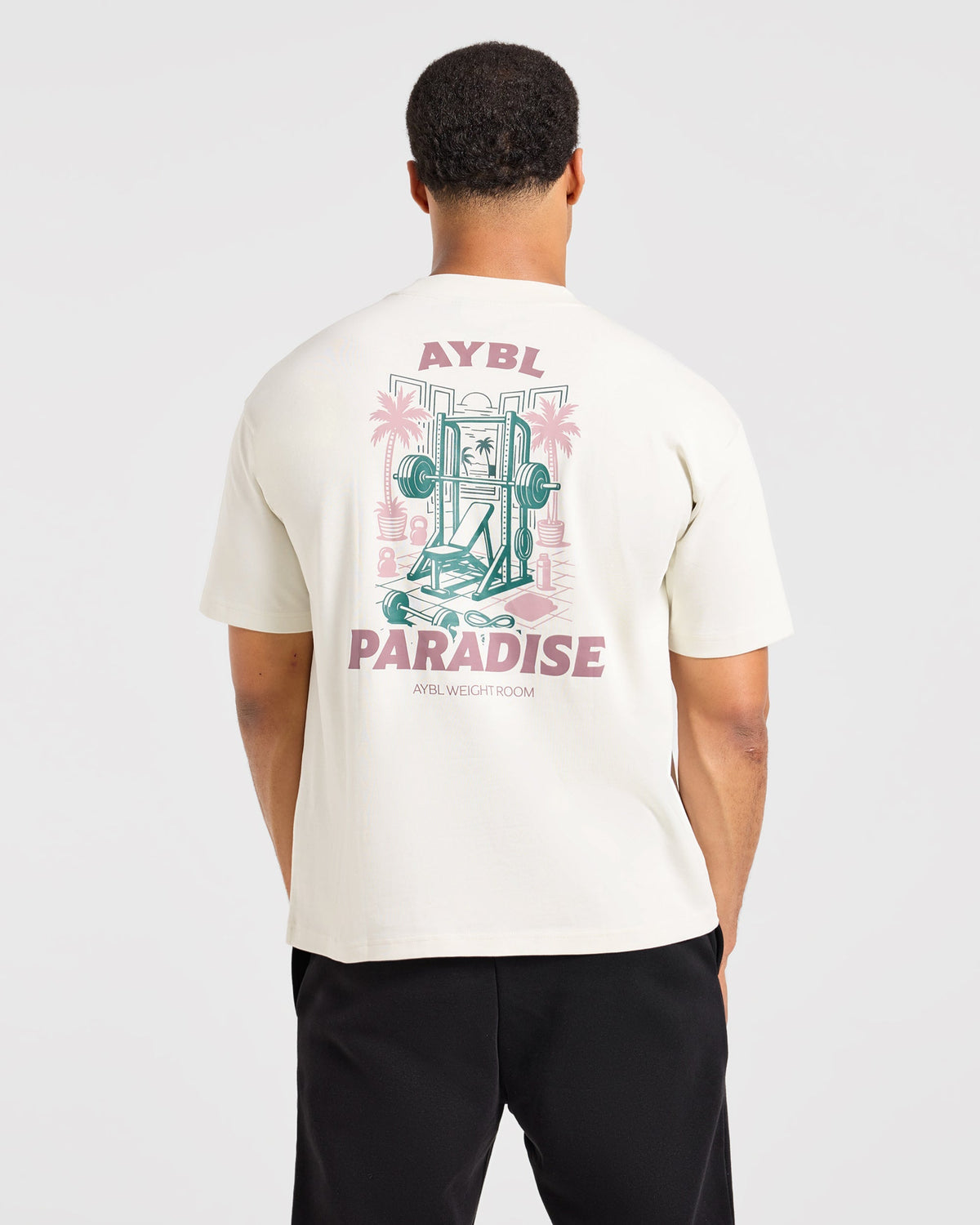 Iron Paradise Oversized T Shirt - Off Blanc