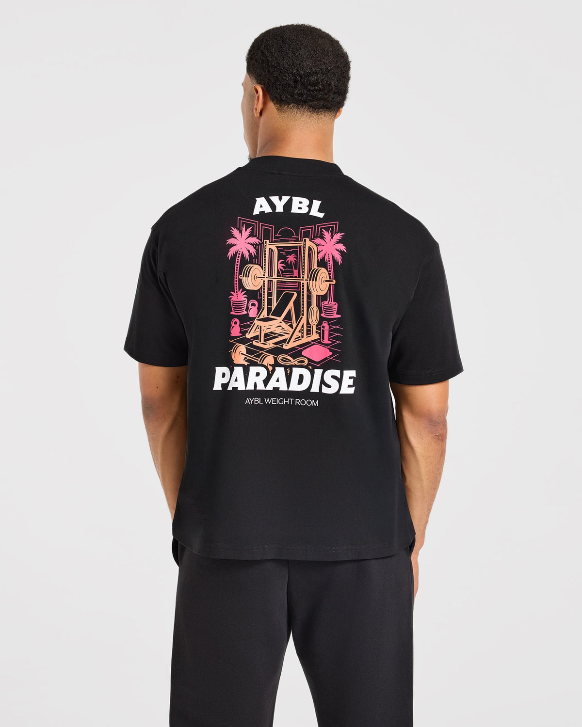 Iron Paradise Oversized T Shirt - Noir