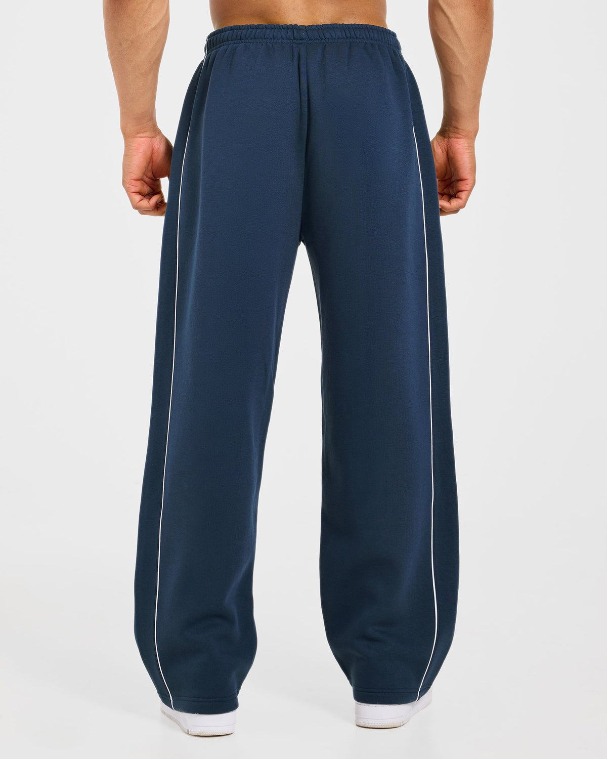 Restore Oversized Straight Leg Joggers - Navy Blue