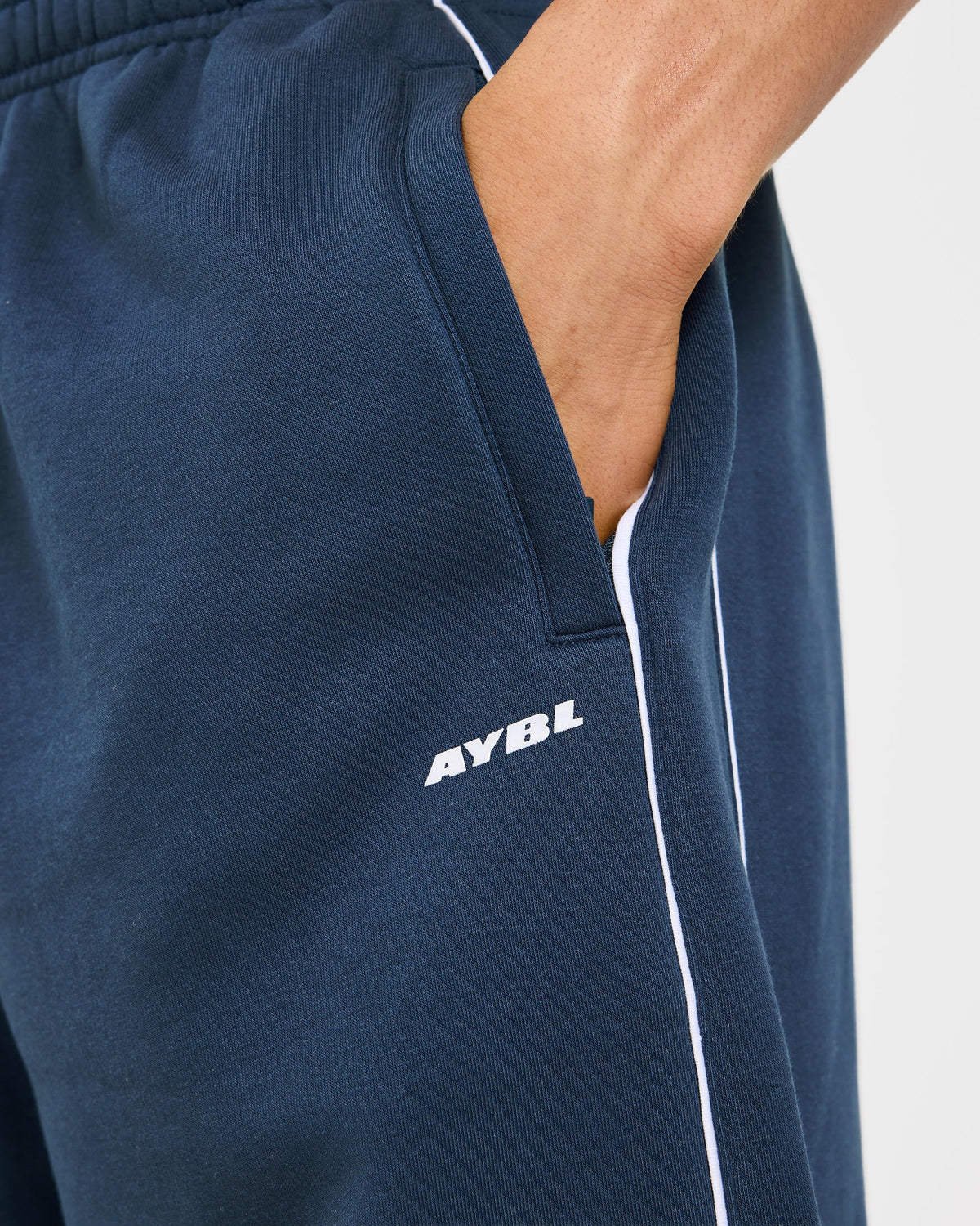 Restore Oversized Straight Leg Joggers - Navy Blue