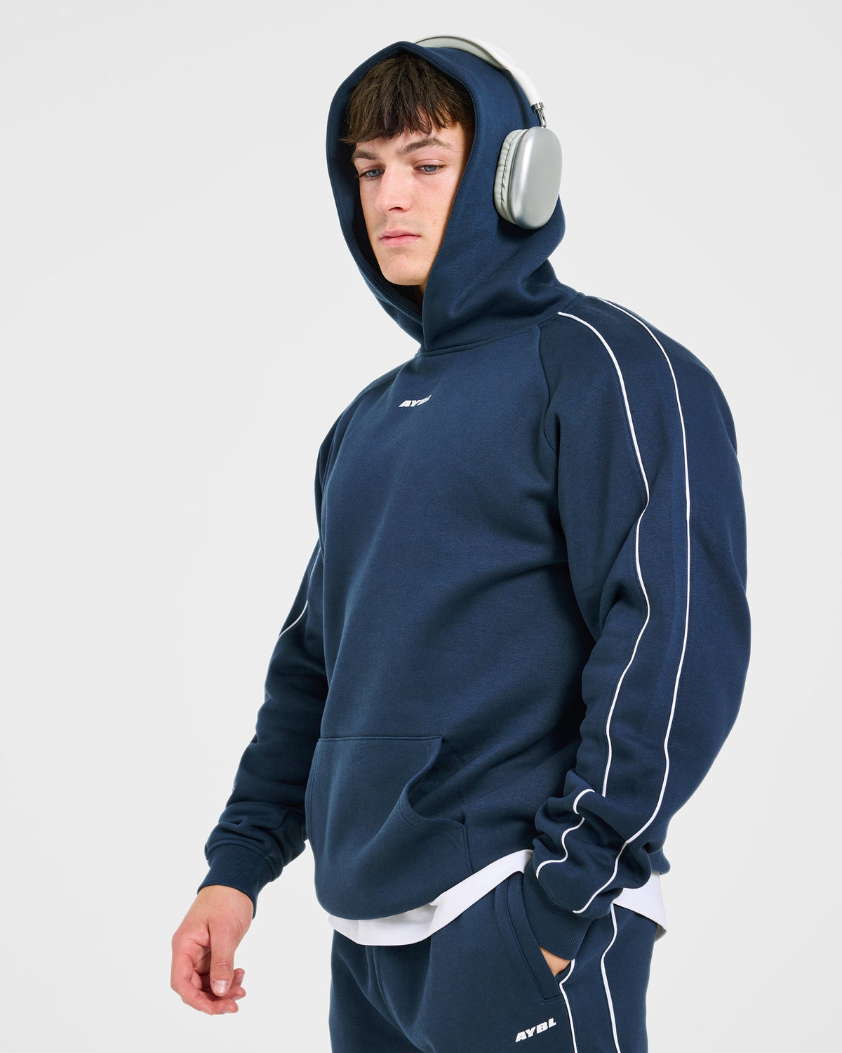 Restore Oversized Hoodie - Navy Blue