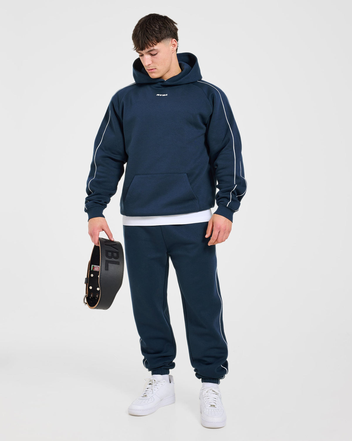 Restore Oversized Hoodie - Navy Blue
