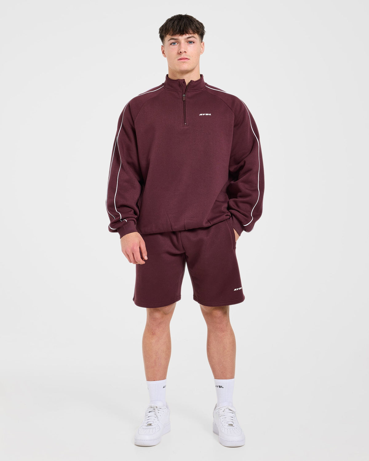 Restore Oversized Shorts - Dusty Plum