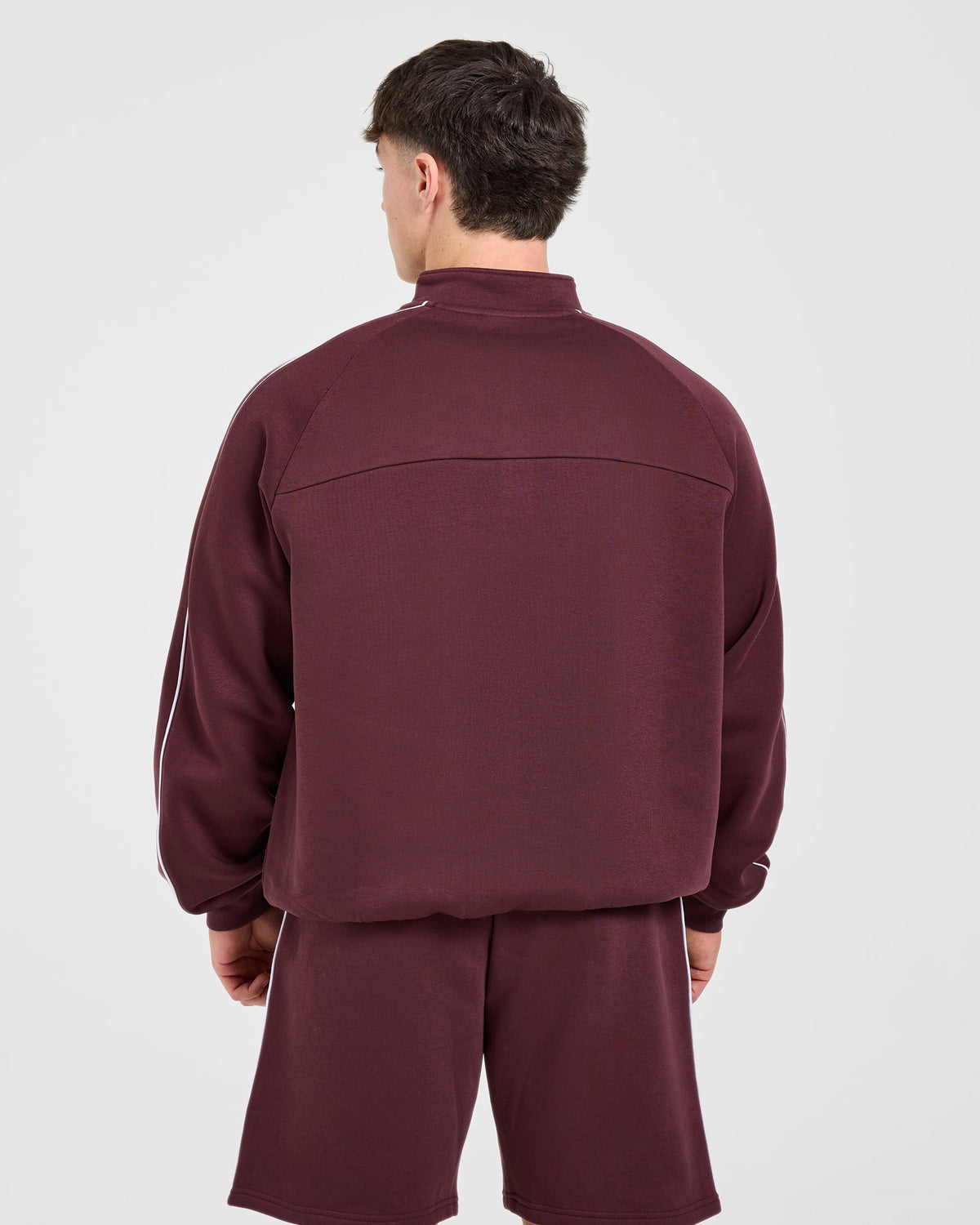 Restore Oversized 1/4 Zip Pullover - Dusty Plum