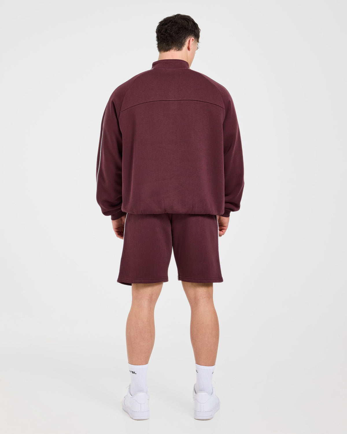 Restore Oversized 1/4 Zip Pullover - Dusty Plum