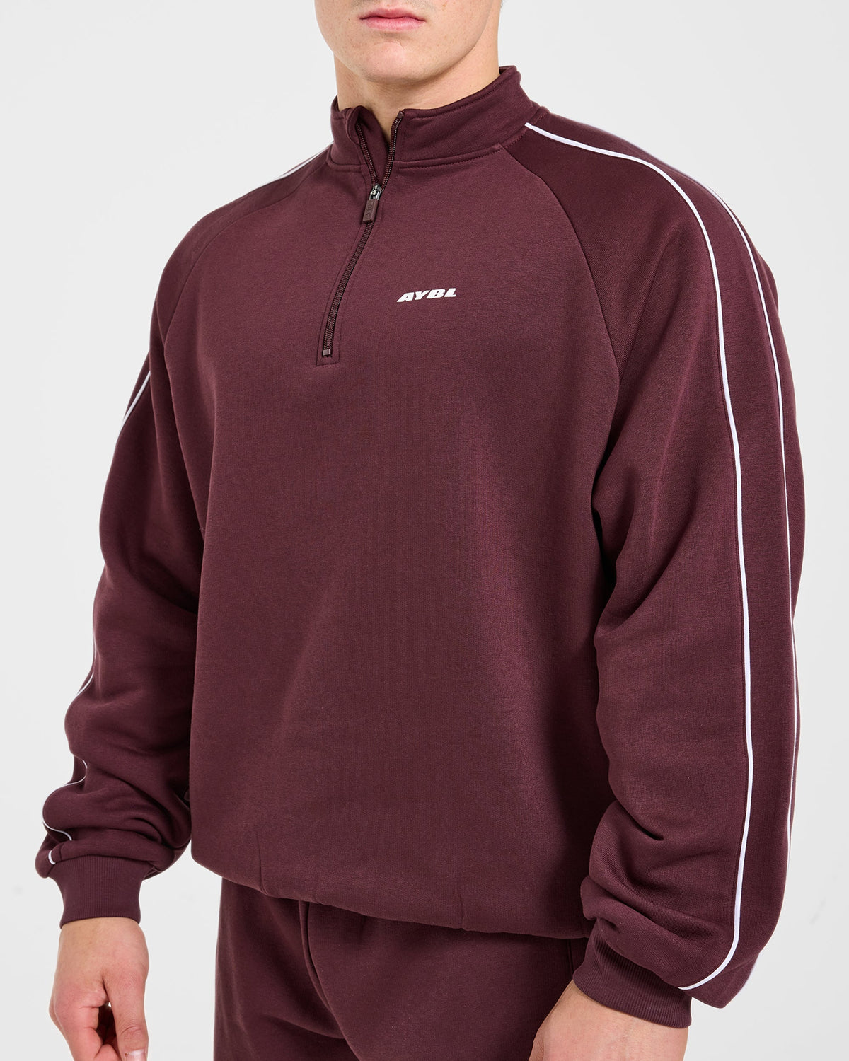 Restore Oversized 1/4 Zip Pullover - Dusty Plum