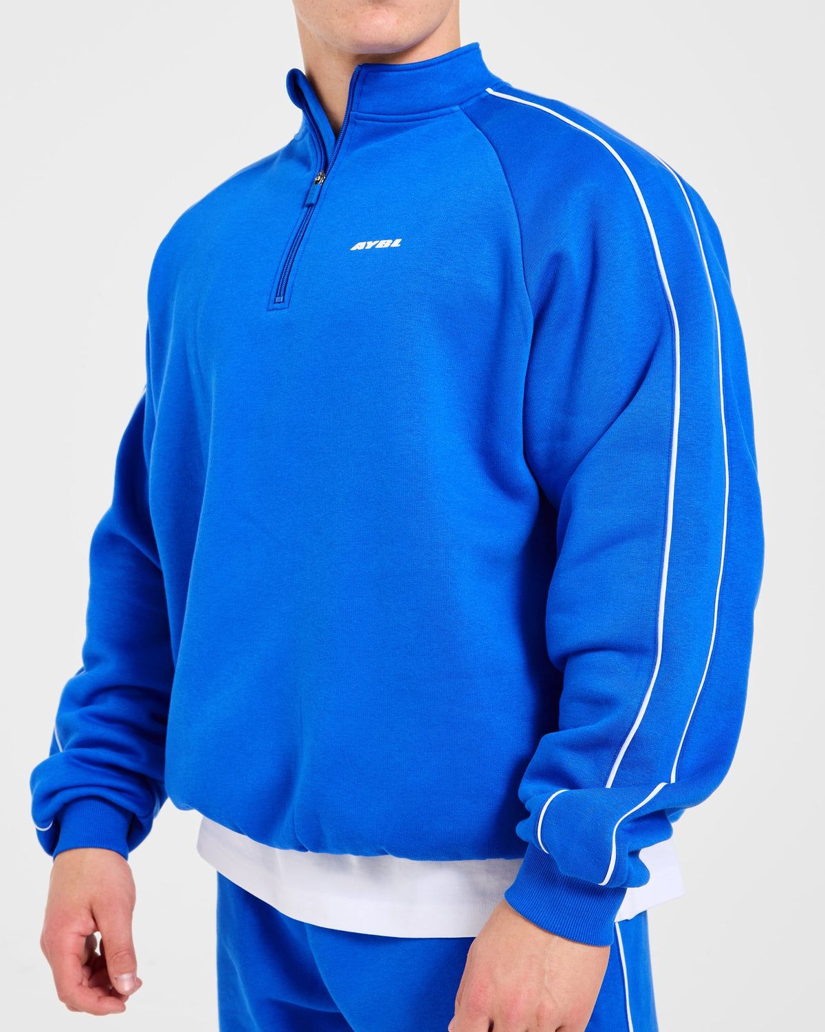 Restore Oversized 1/4 Zip Pullover - Cobalt