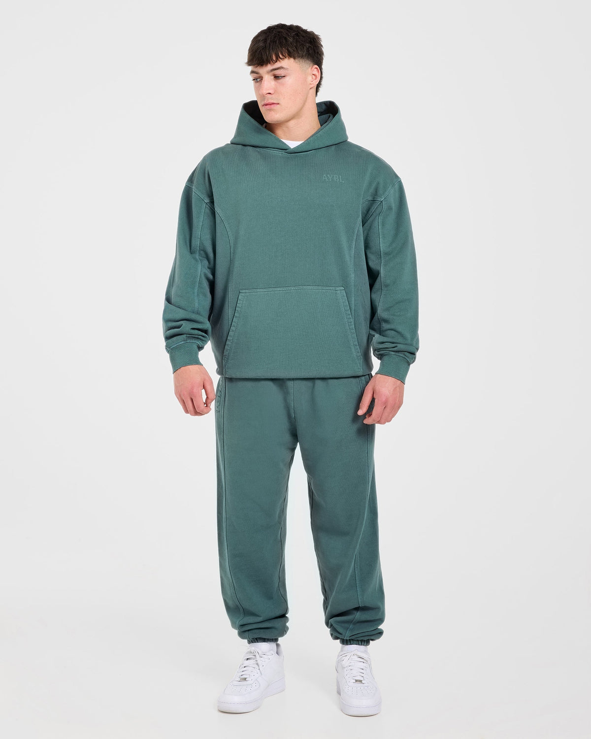 Lift Club Distressed Joggers - Washed Teal