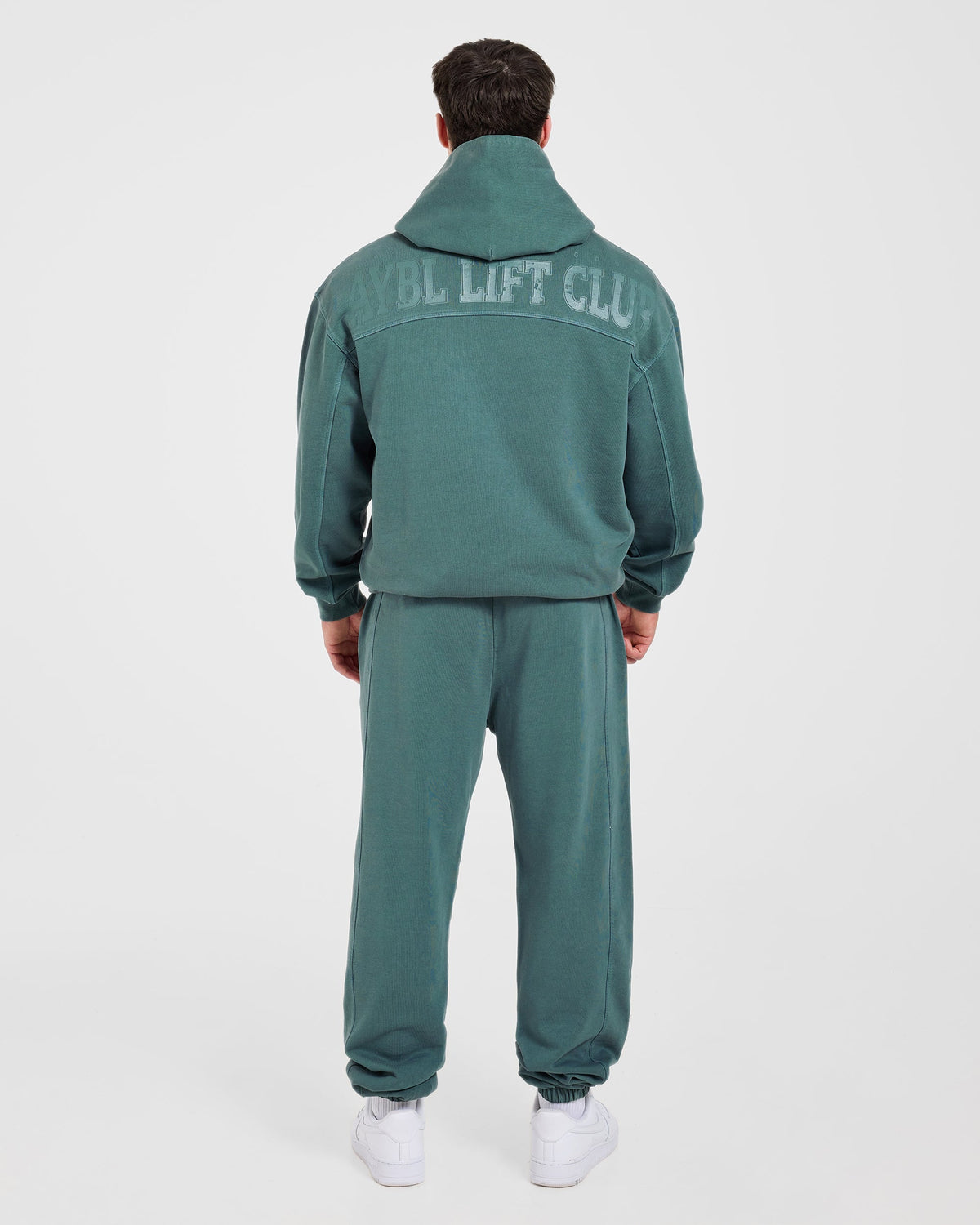 Lift Club Distressed Joggers - Washed Teal