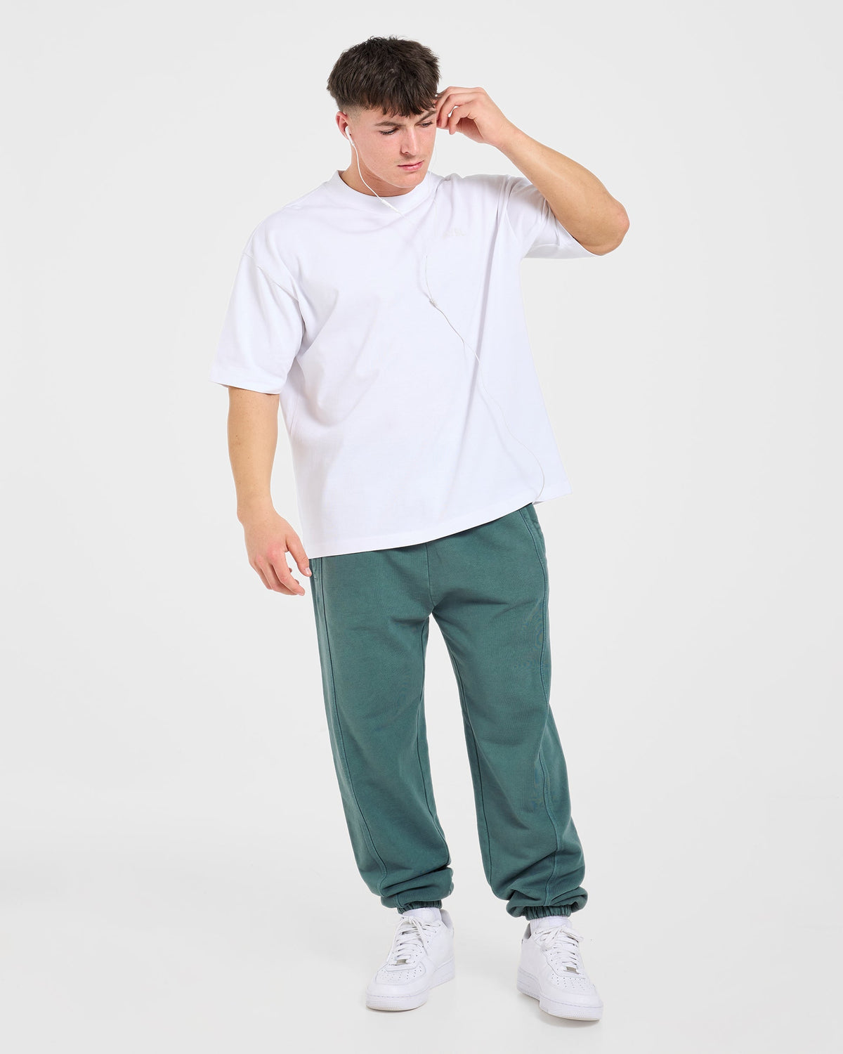 Lift Club Distressed Joggers - Washed Teal