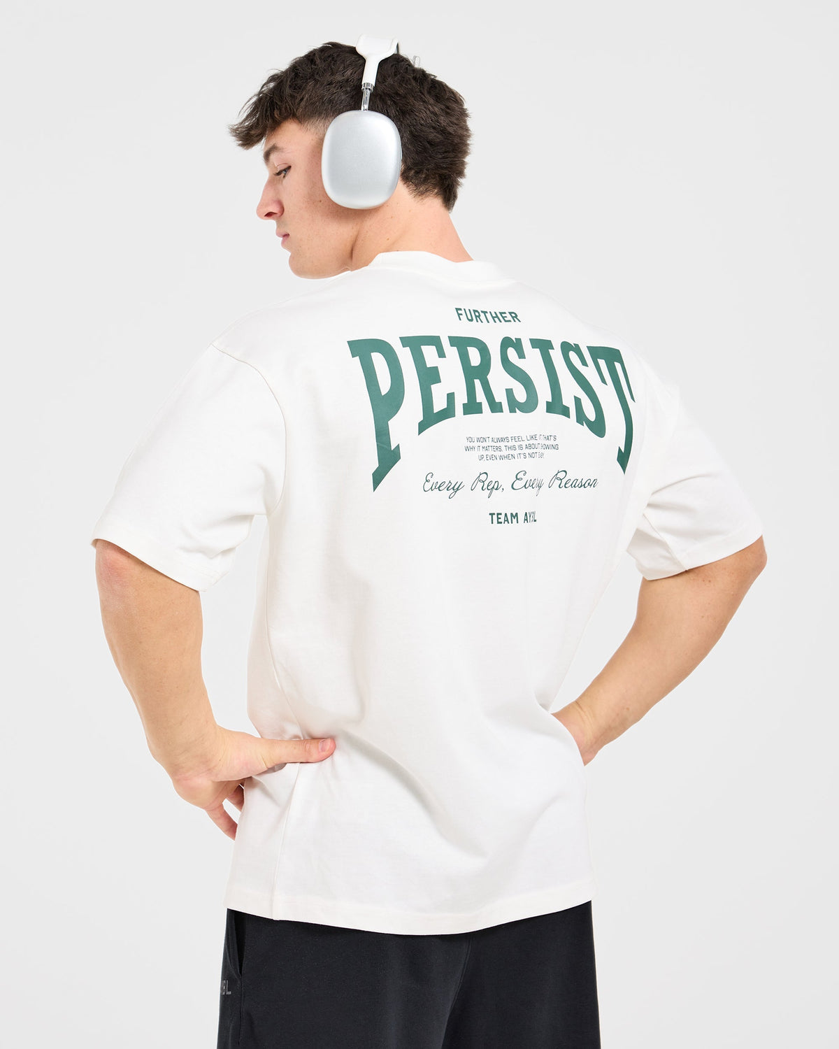 Cam Kissel x Persist Oversized T Shirt - Off White