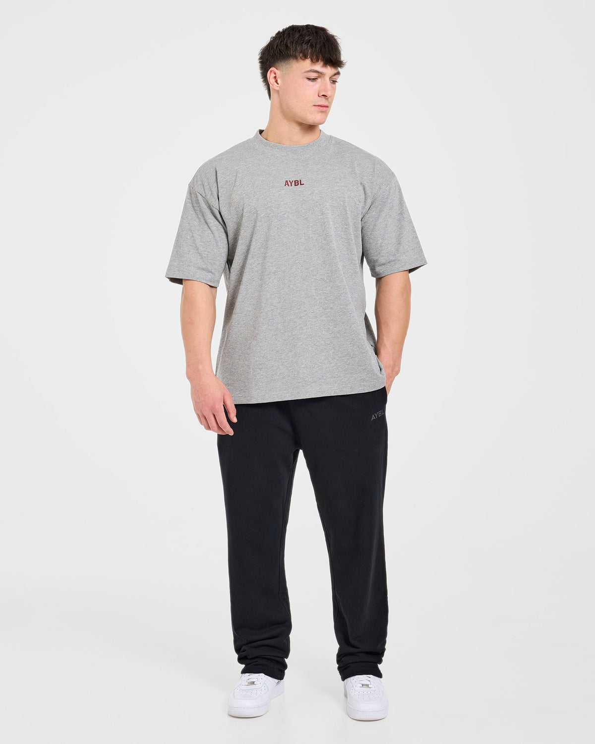 Cam Kissel x Persist Oversized T Shirt - Mid Gris Marl