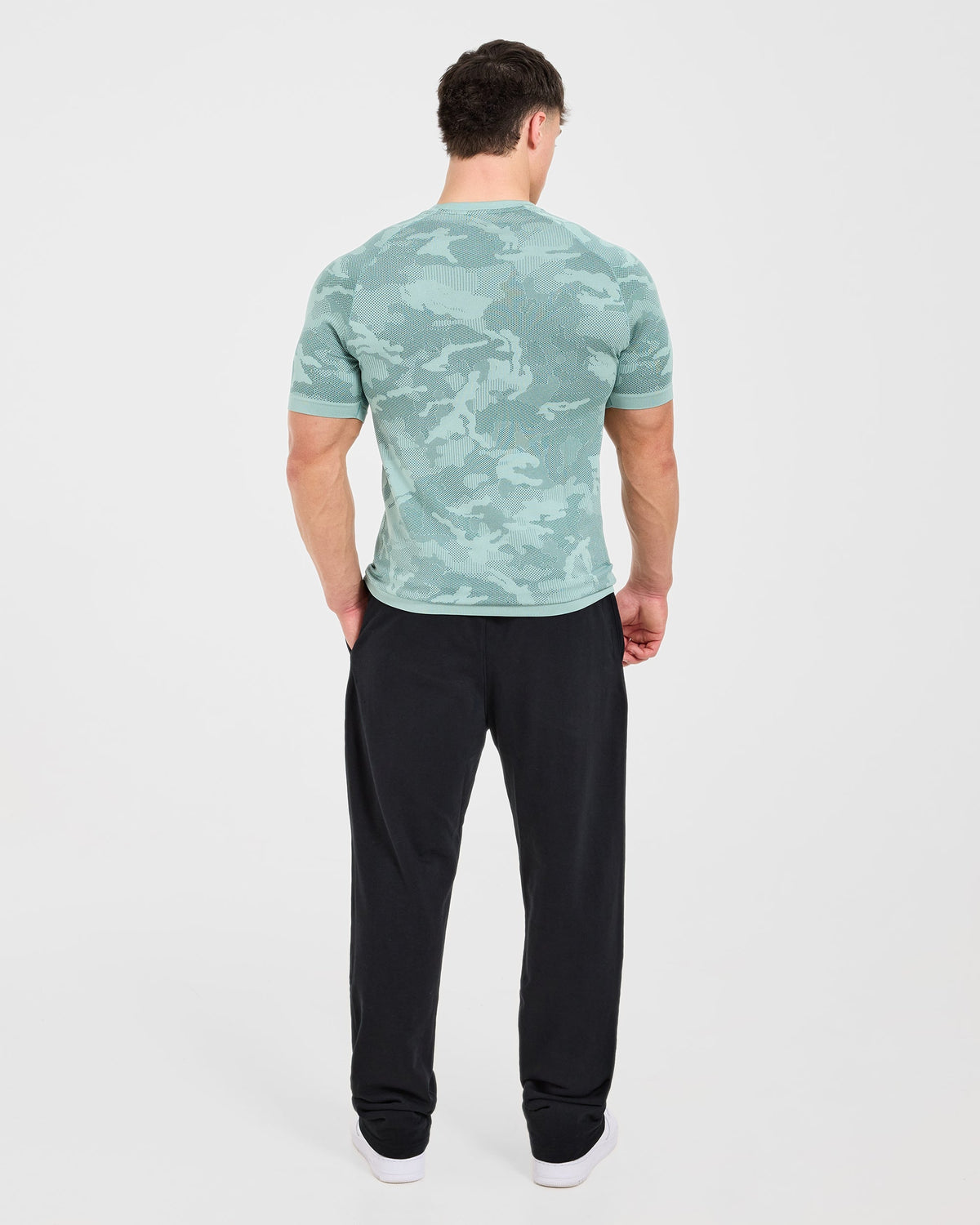 Camo Seamless T Shirt - Mist Sage