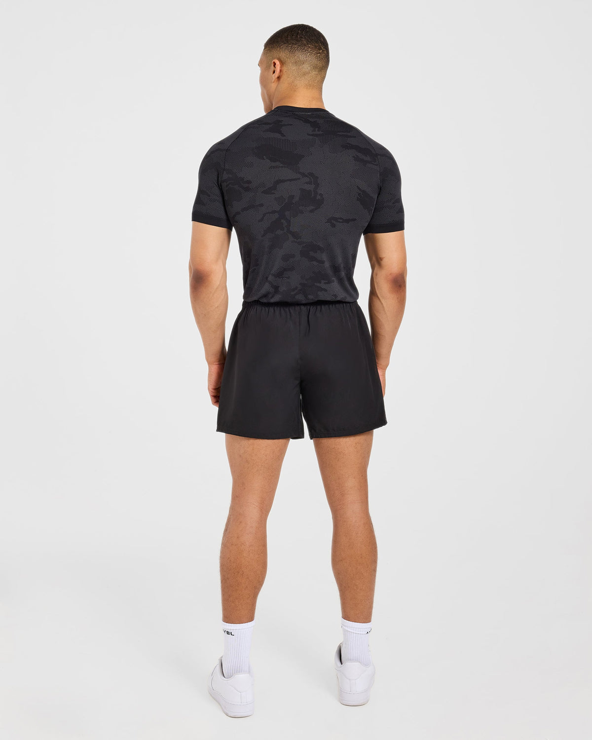 Camo Seamless T Shirt - Noir