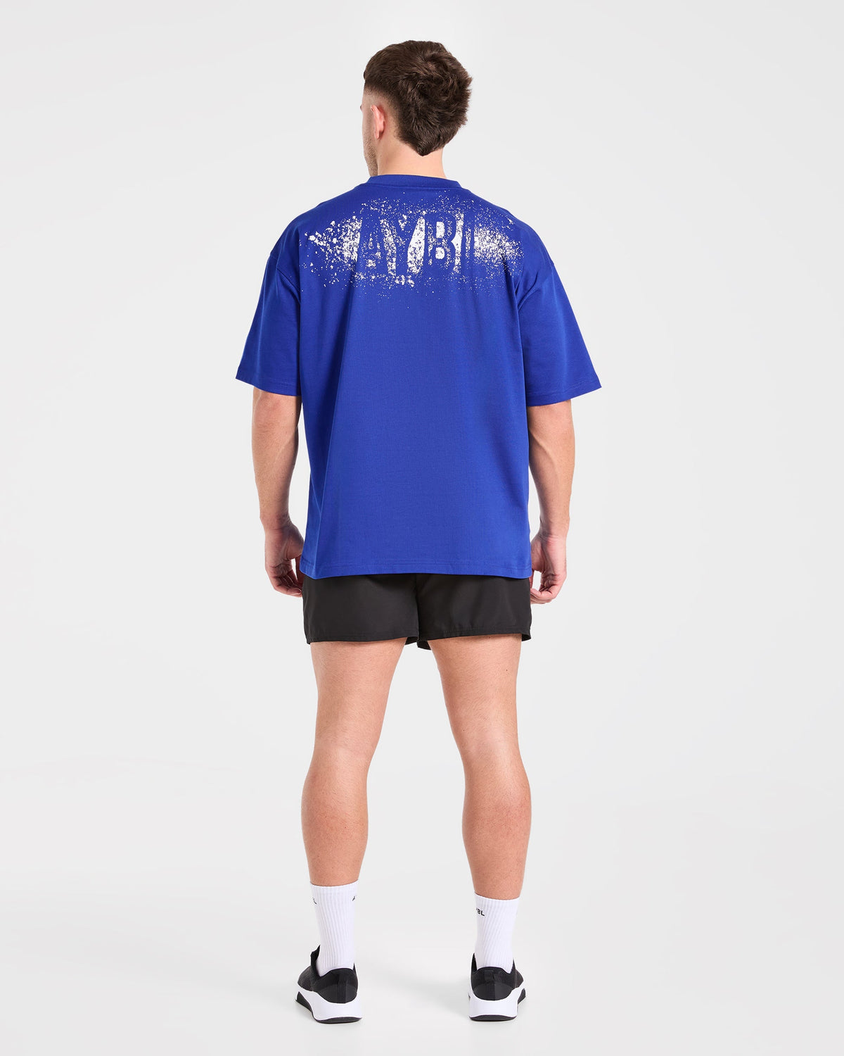 Gym Chalk Oversized T Shirt - Cobalt Bleu