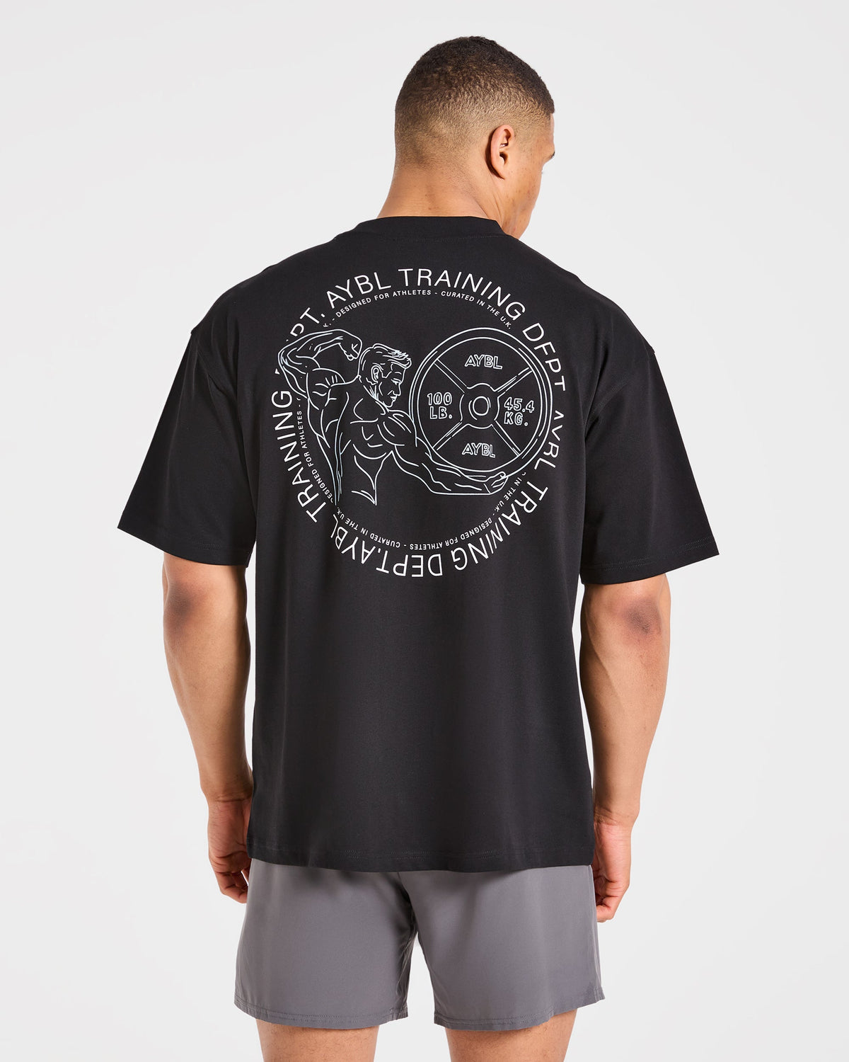 Training Dept. Illustration Oversized T Shirt - Noir