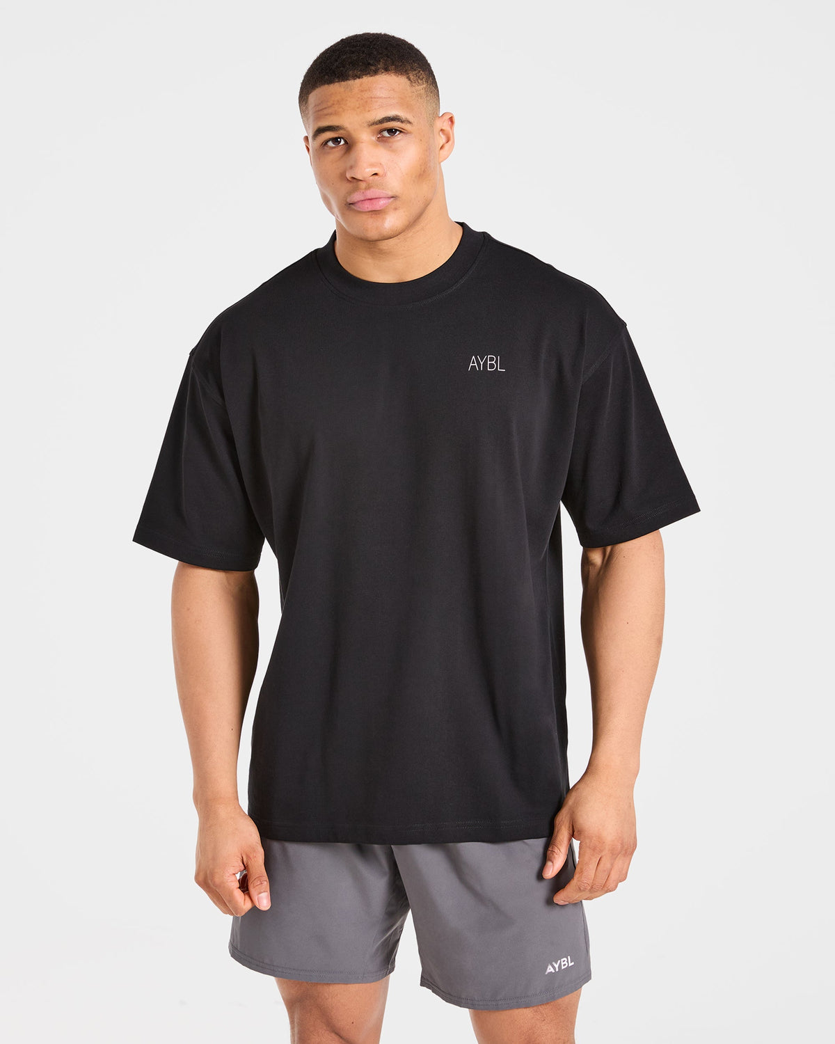 Training Dept. Illustration Oversized T Shirt - Noir