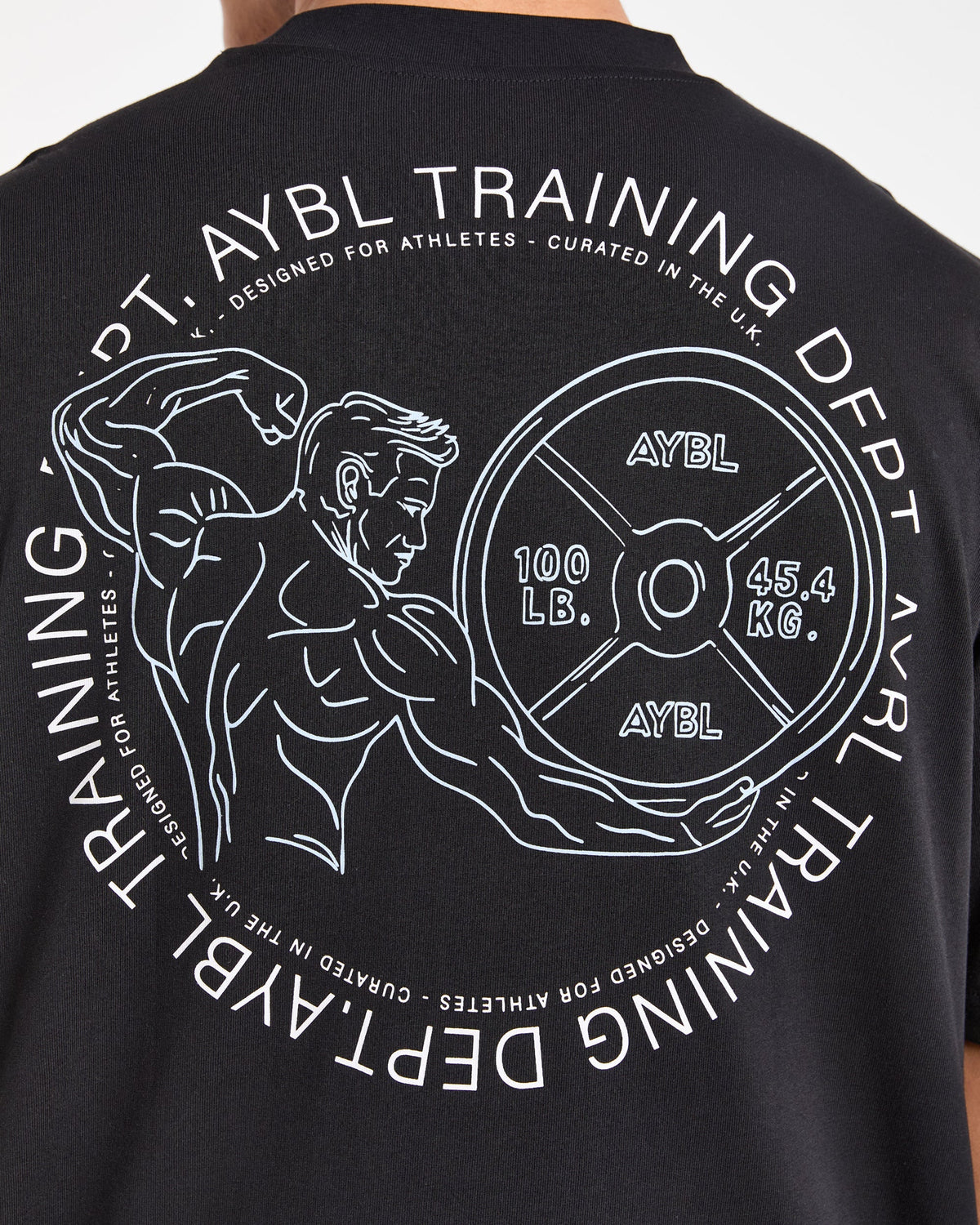 Training Dept. Illustration Oversized T Shirt - Noir