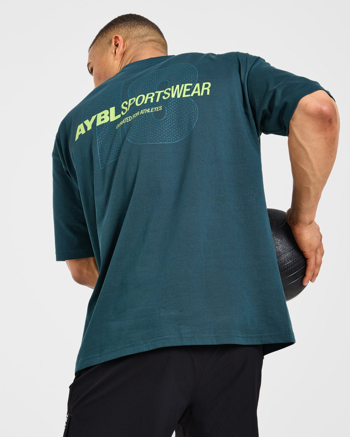 AYBL Sportswear 18 Oversized T Shirt - Teal Vert