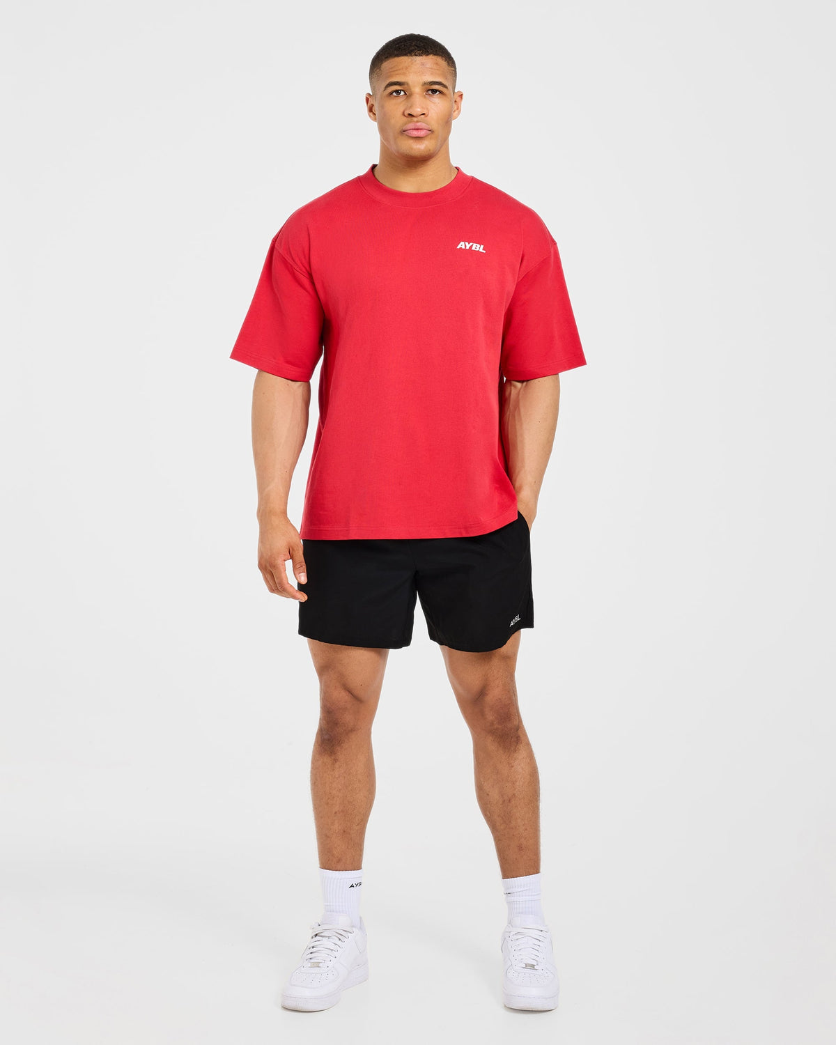 AYBL Sportswear 18 Oversized T Shirt - Rouge