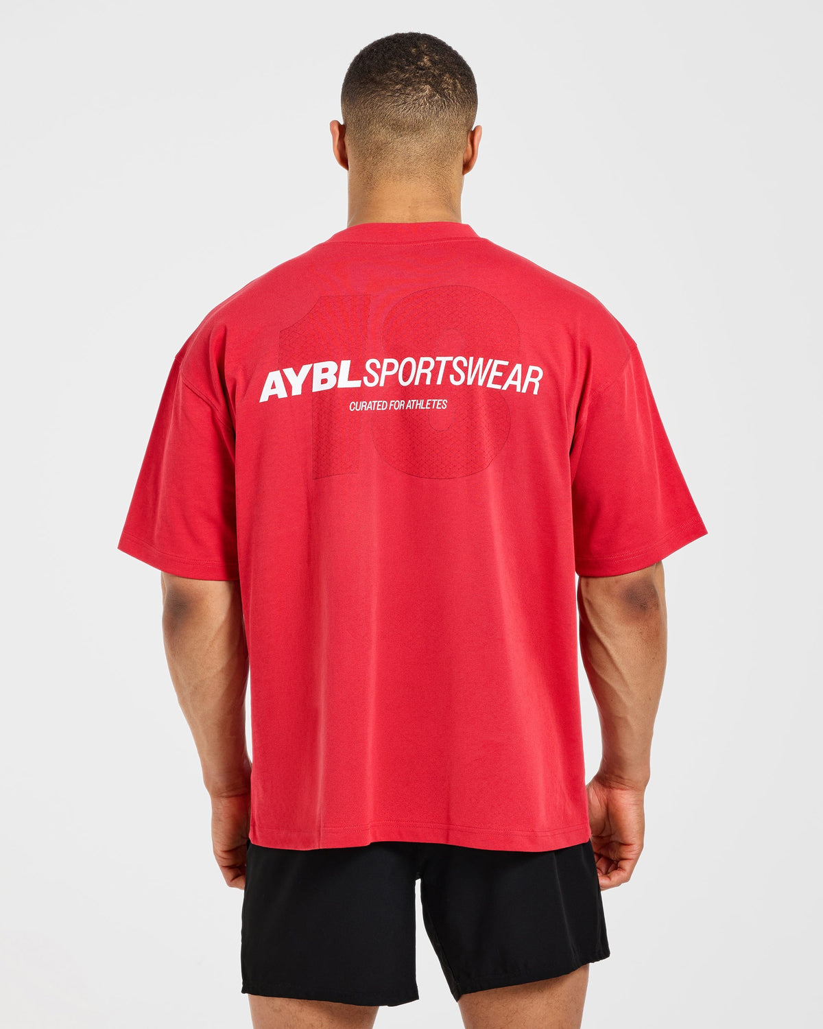 AYBL Sportswear 18 Oversized T Shirt - Rouge