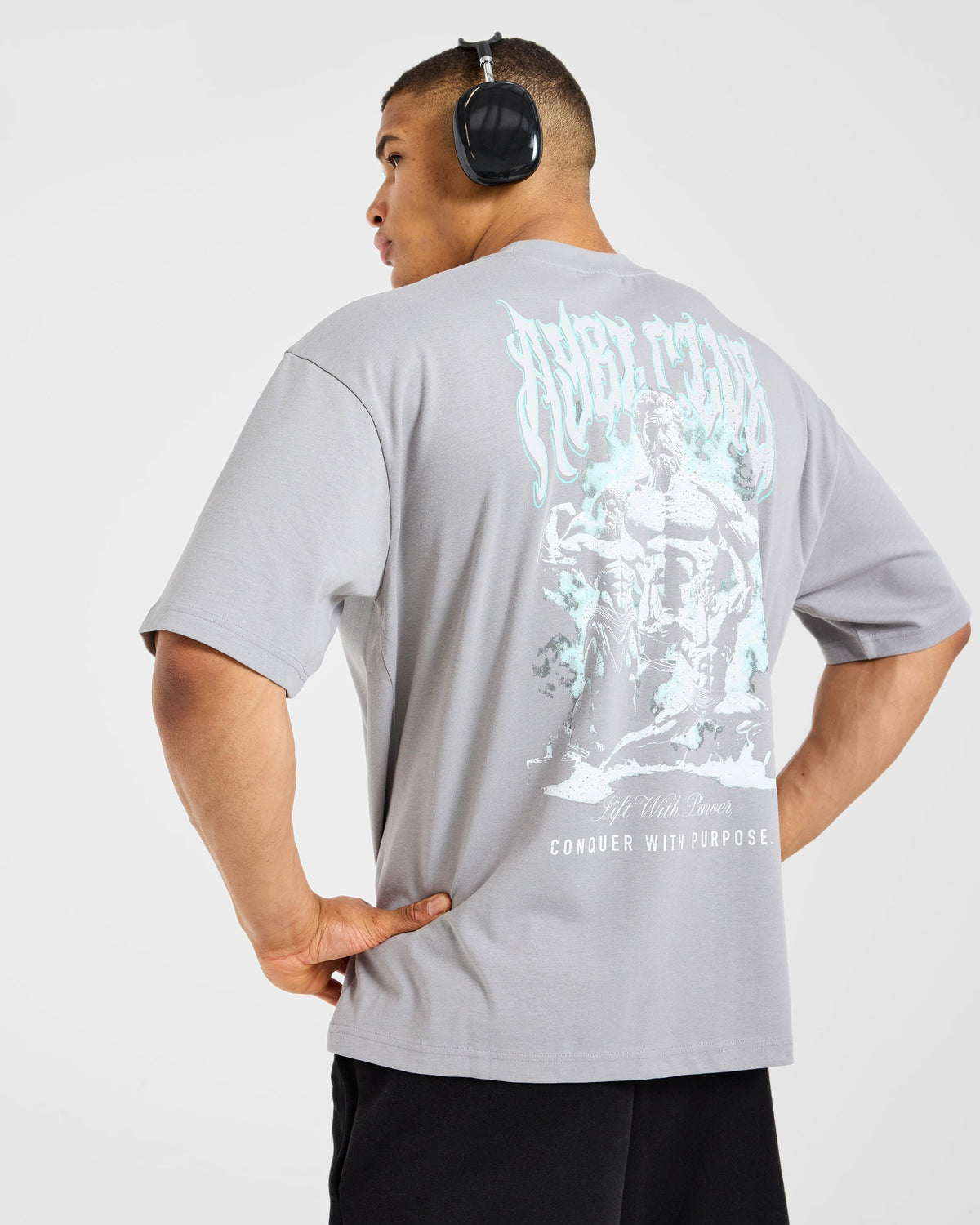 Lift Forge Oversized T Shirt - Storm Gris