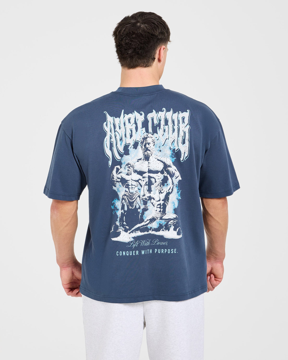 Lift Forge Oversized T Shirt - Slate Navy