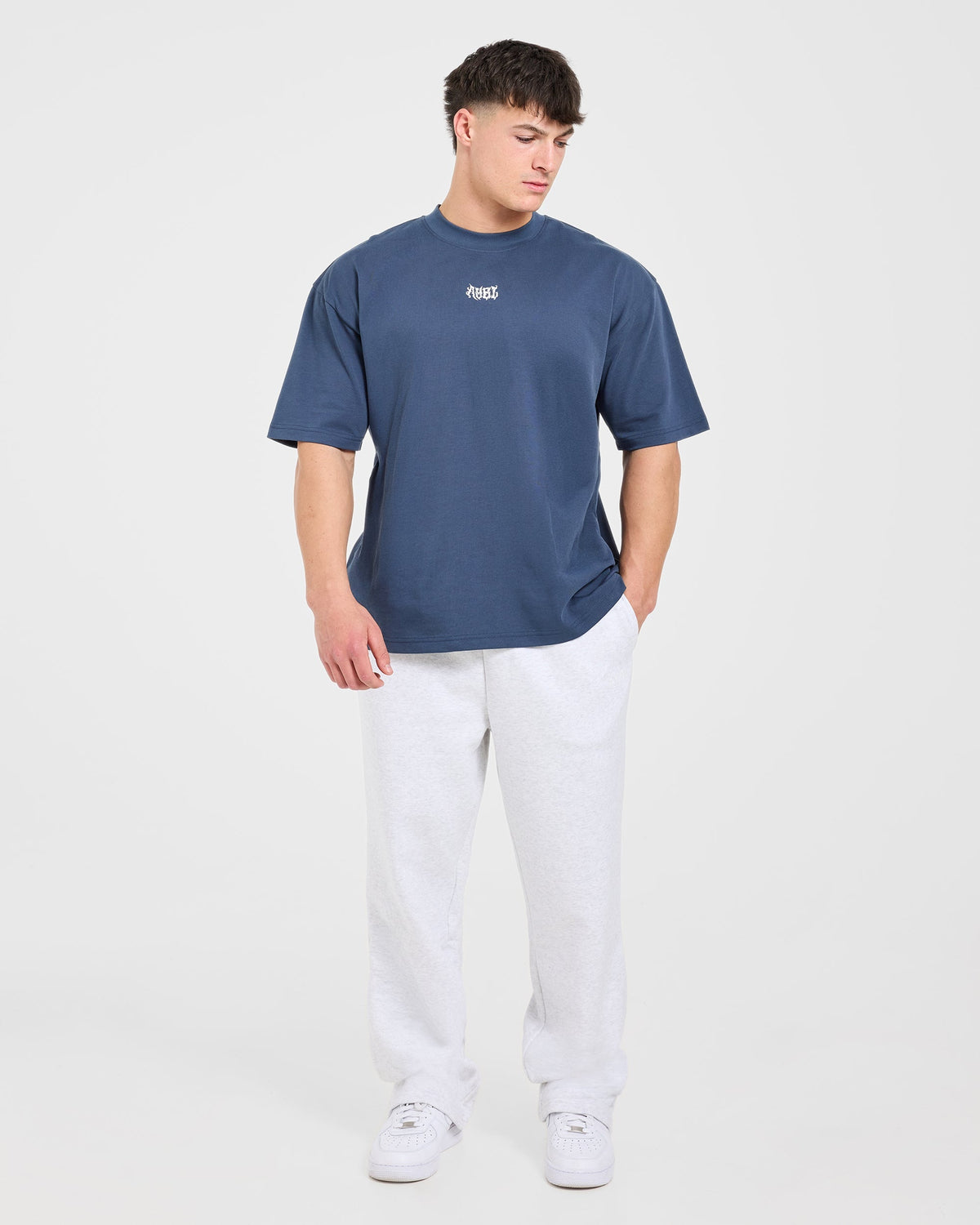 Lift Forge Oversized T Shirt - Slate Navy