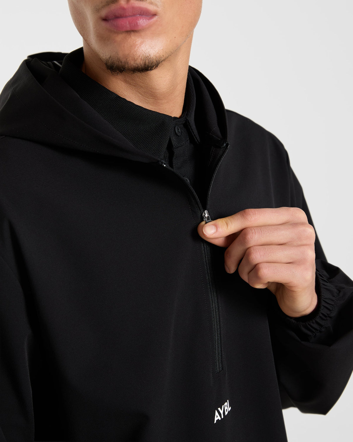 Precision 1/4 Zip Wind Pullover - Noir