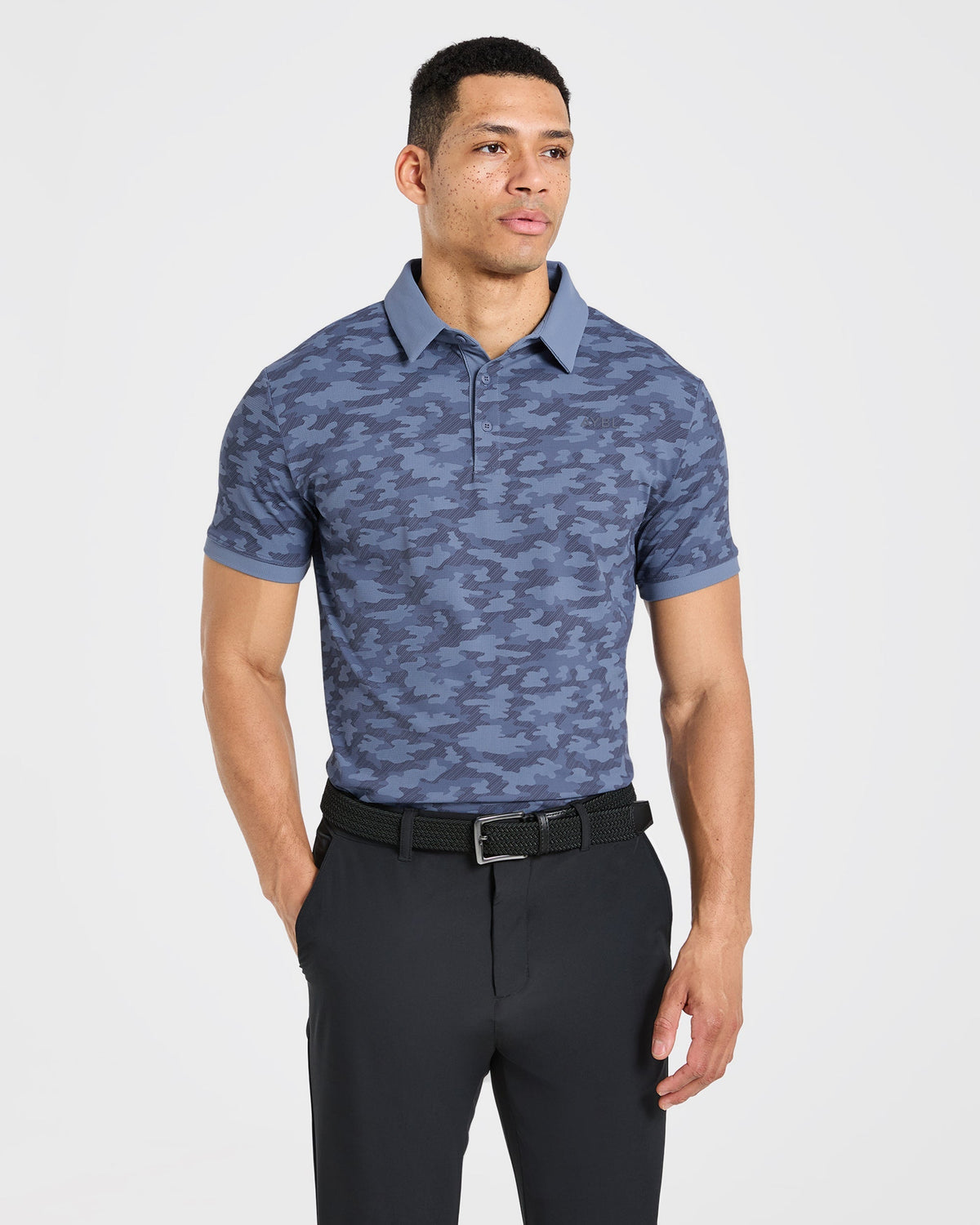 Precision Camo Polo - Bleu