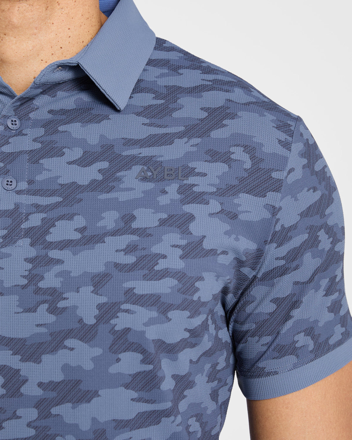 Precision Camo Polo - Bleu