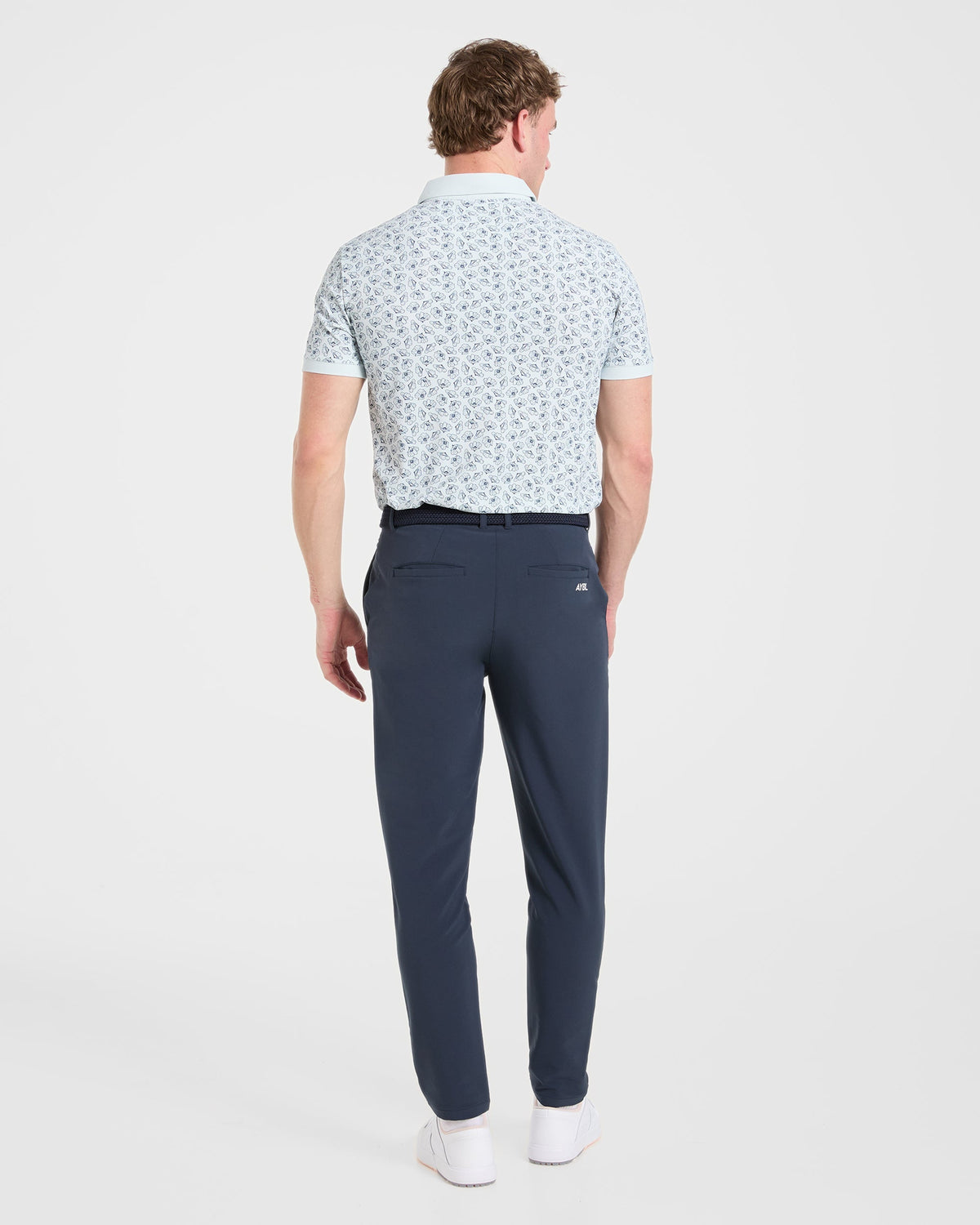 Precision Camellias Polo - Ice Bleu