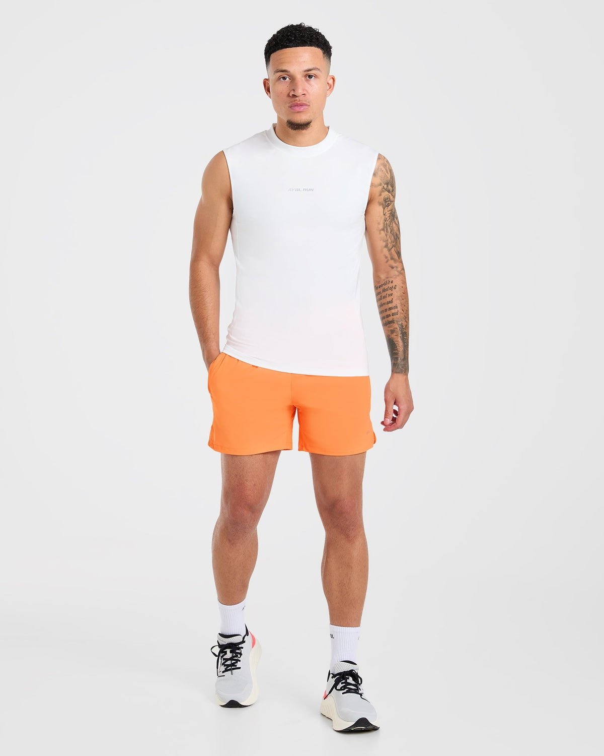 Run Slim Tank - Blanc