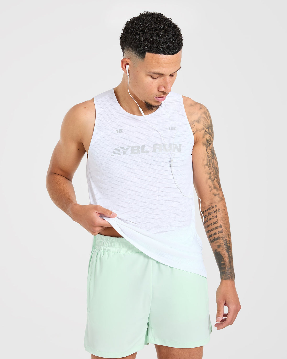 Run Loose Tank - Blanc