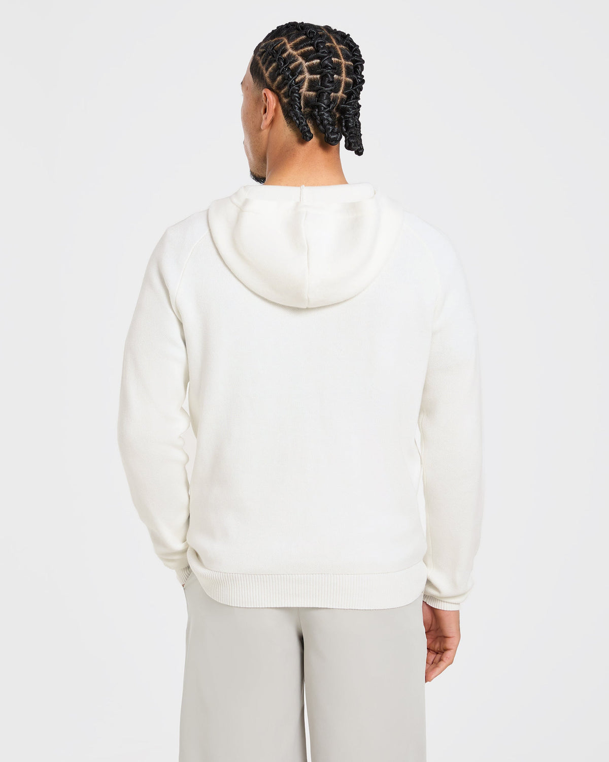 Golf Club Knitted Hoodie - Off Blanc