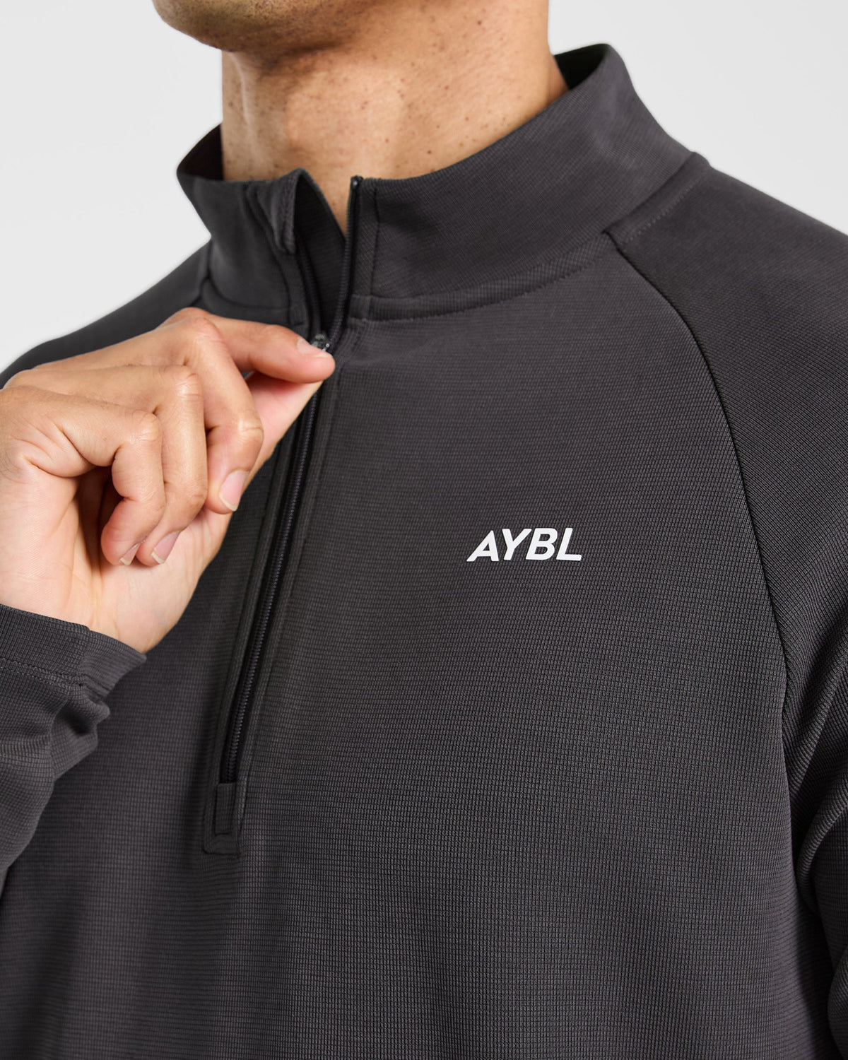 Precision Hybrid 1/4 Zip Pullover - Charcoal