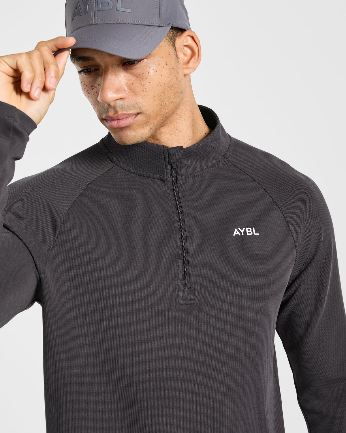 Precision Hybrid 1/4 Zip Pullover - Charcoal