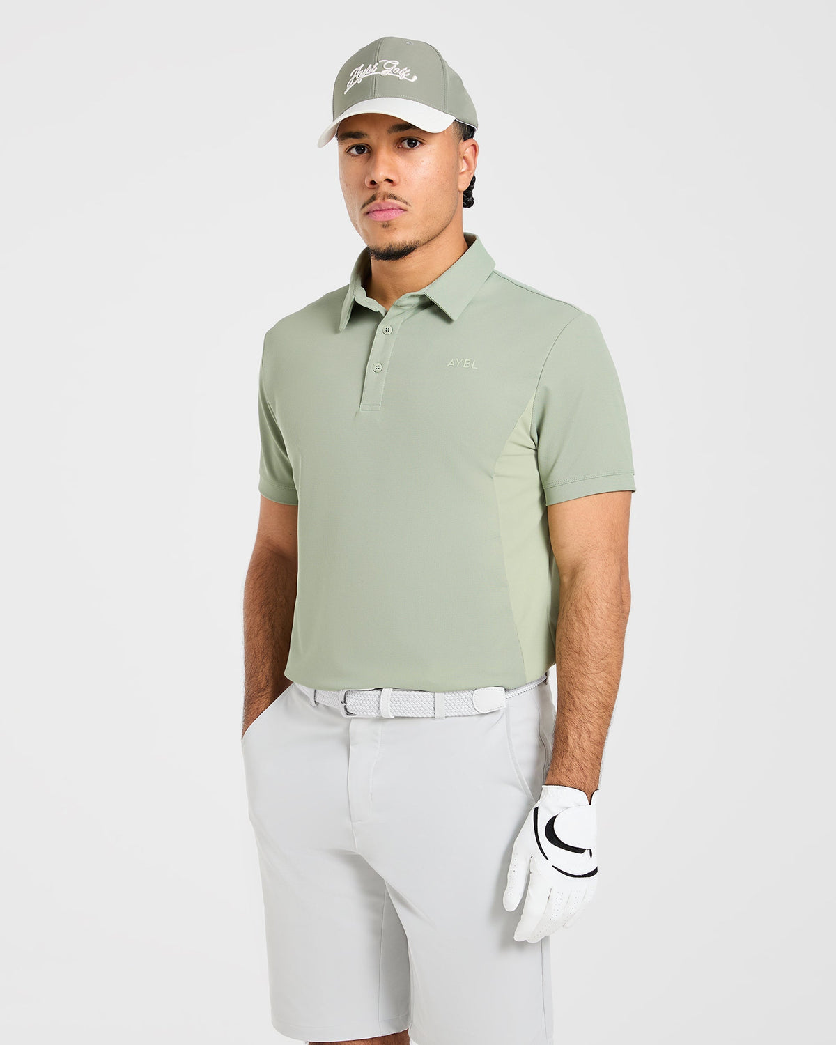 Edge Polo - Muted Olive Vert
