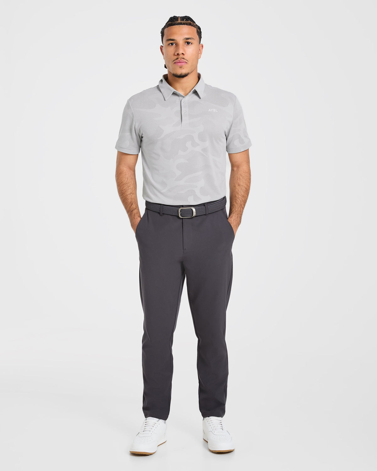 Camo Polo - Ice Gris