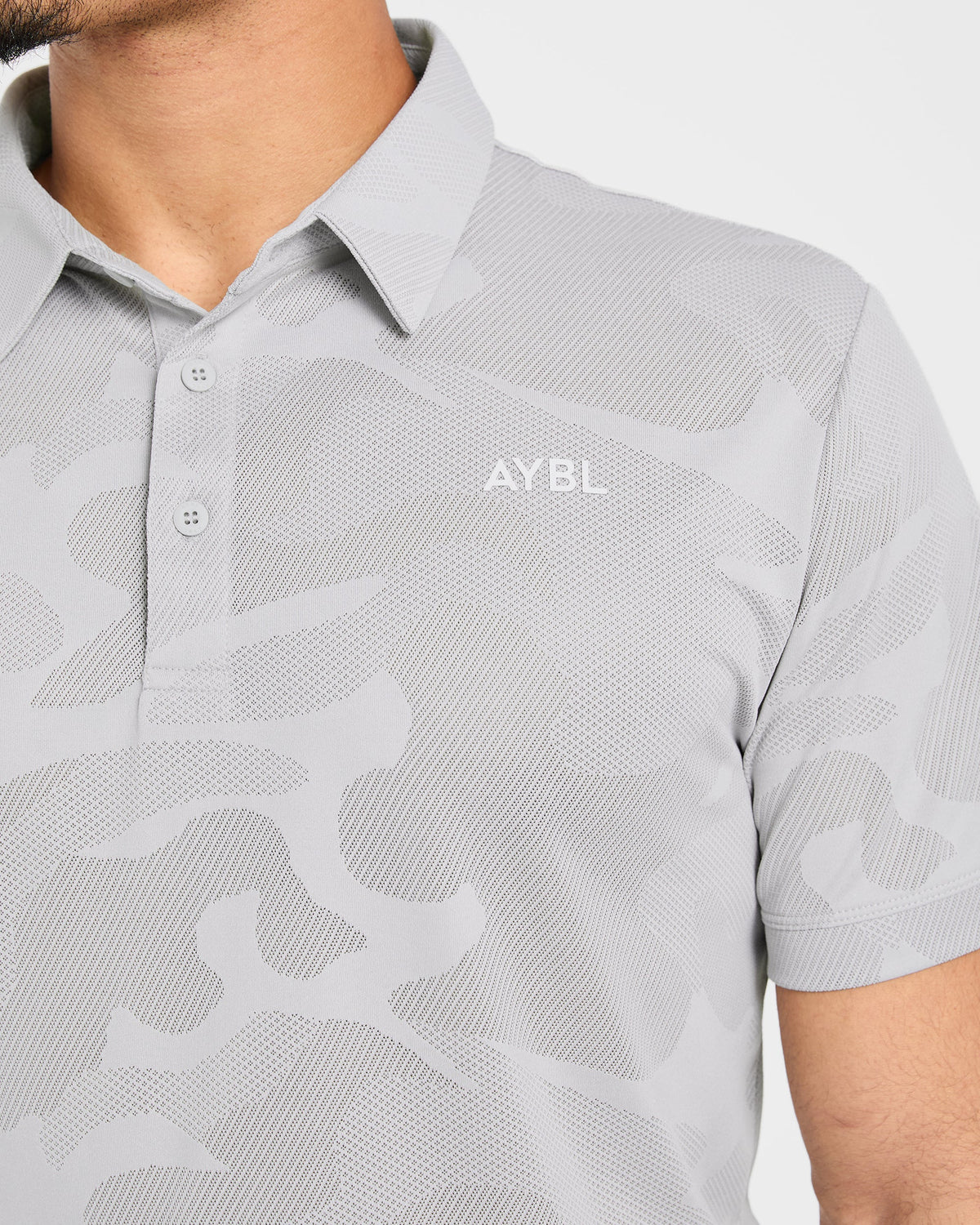 Camo Polo - Ice Gris