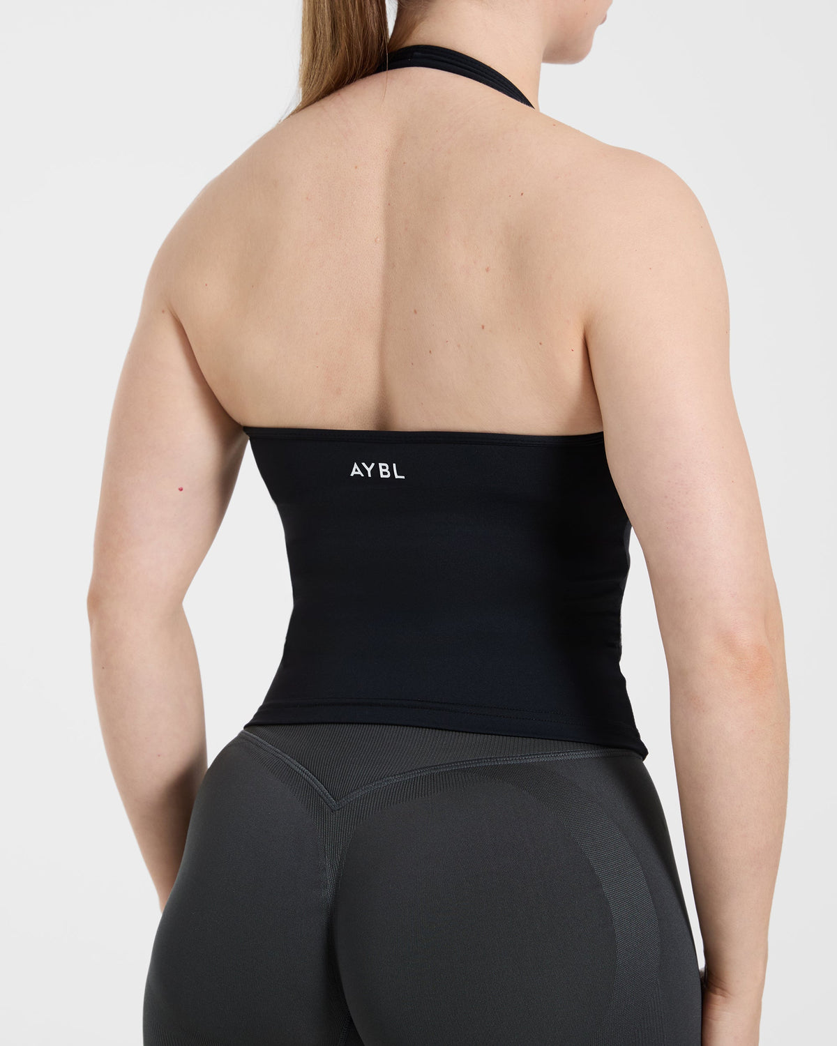 Essential Halterneck Tank Top - Noir
