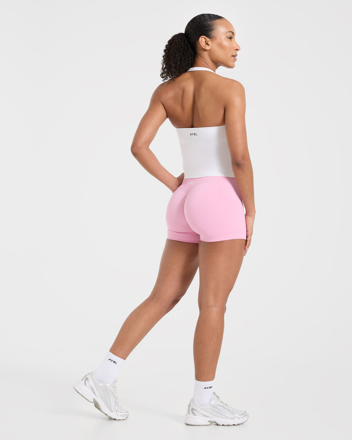 Essential Halterneck Tank Top - Blanc