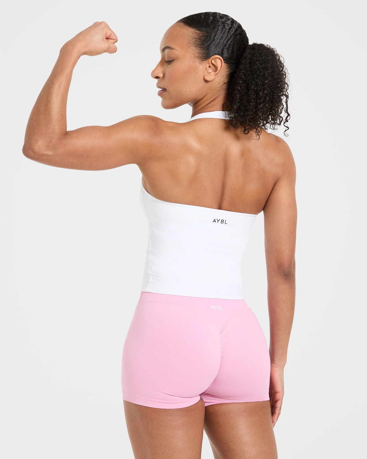 Essential Halterneck Tank Top - Blanc