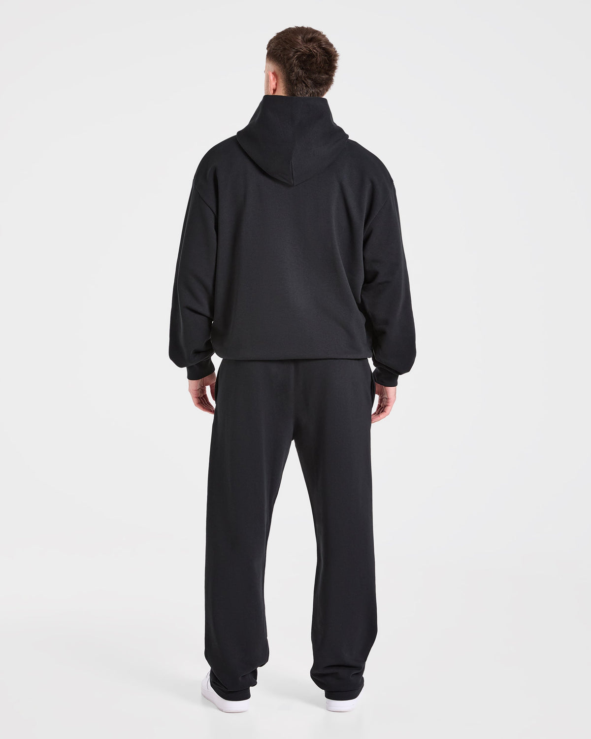 Strength Division Oversized Straight Leg Joggers - Noir/Bleu