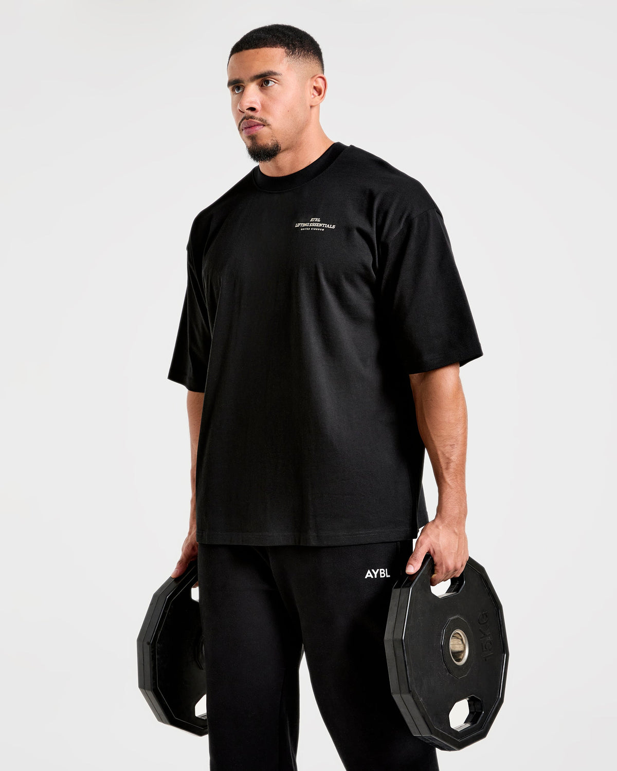 Apex Lifting Essentials Oversized T Shirt - Noir/Crème
