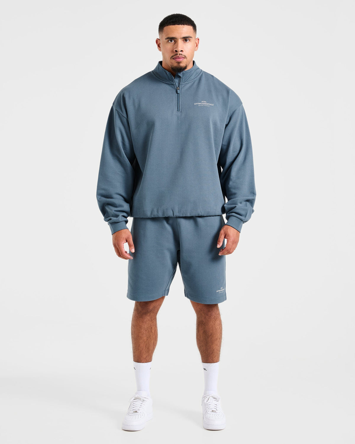 Apex Lifting Essentials 1/4 Zip Pullover - Titanium Bleu