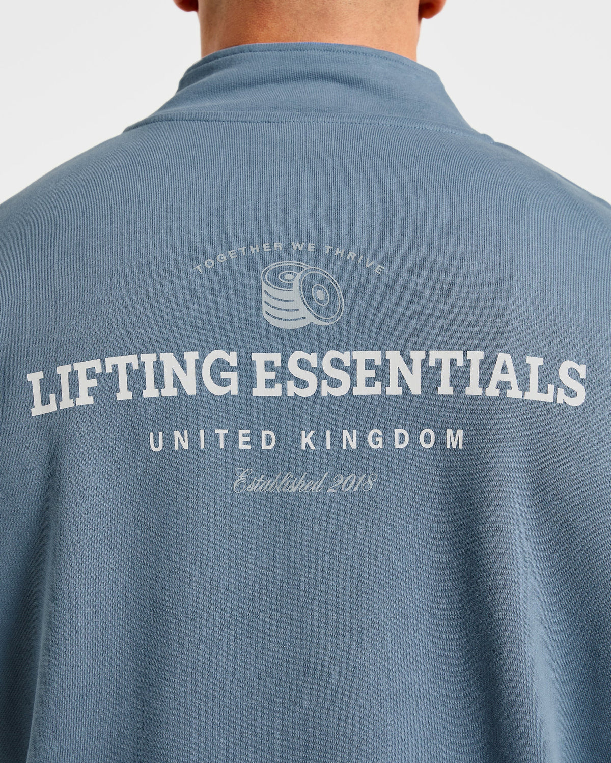 Apex Lifting Essentials 1/4 Zip Pullover - Titanium Bleu