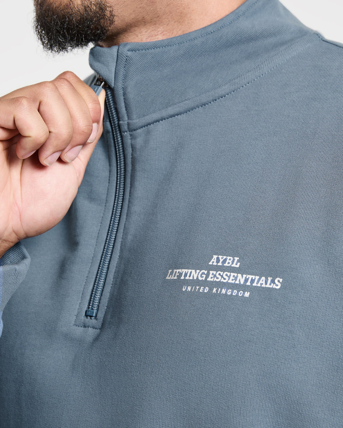 Apex Lifting Essentials 1/4 Zip Pullover - Titanium Bleu